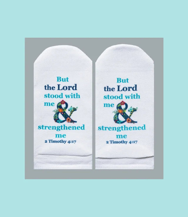 2 Timothy 4:17 Women's Ankle Sock - Standing on the Word