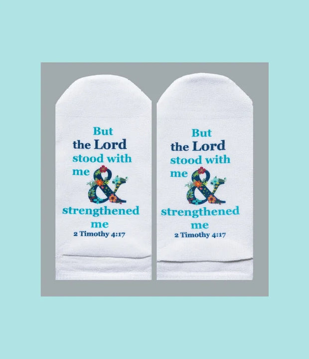 2 Timothy 4:17 Women's Ankle Sock - Standing on the Word