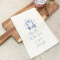 Nehemiah 8:10 Tea Towel Ginger Jar Crest