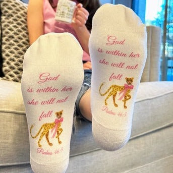 Psalm 46:5 Women's Ankle Sock - Standing on the Word