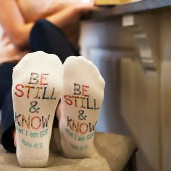 Psalm 46:10 Women's Ankle Sock - Standing on the Word