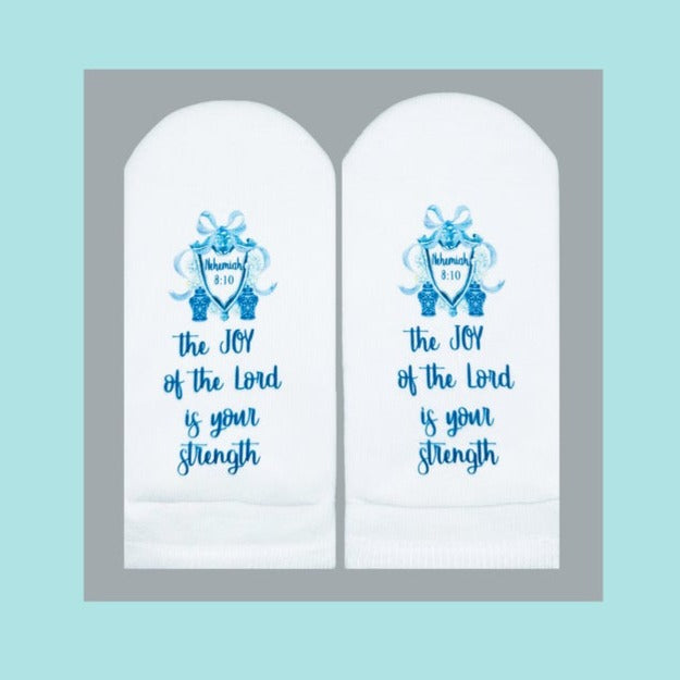 Nehemiah 8:10 Women's Ankle Sock - Standing on the Word