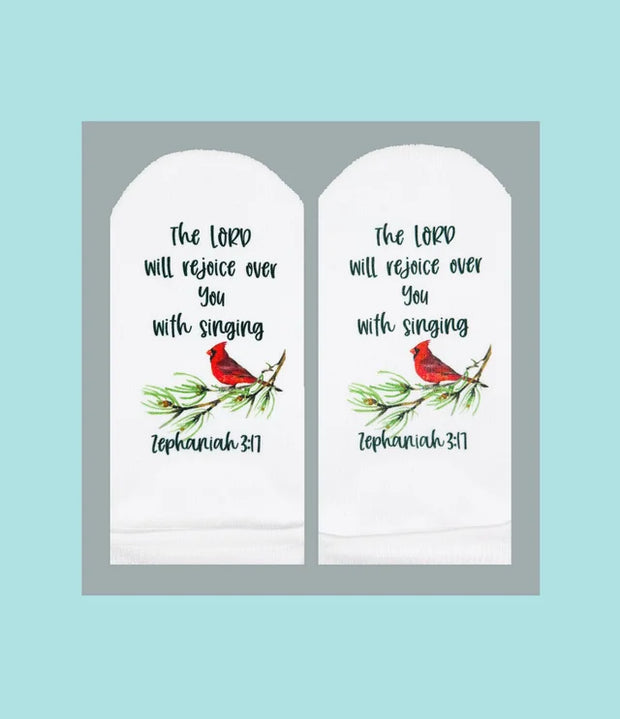 Zephaniah 3:17 Women's Ankle Sock - Standing on the Word