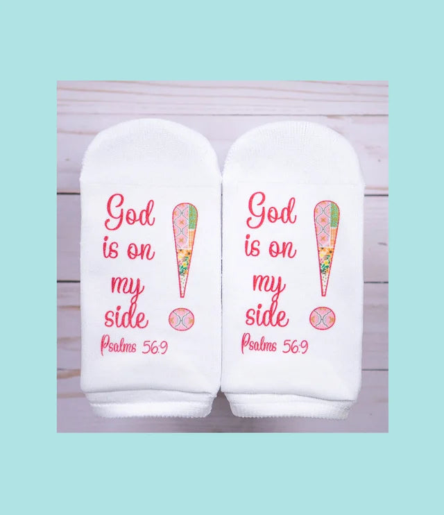 Psalms 56:9 Women's Ankle Sock - Standing on the Word
