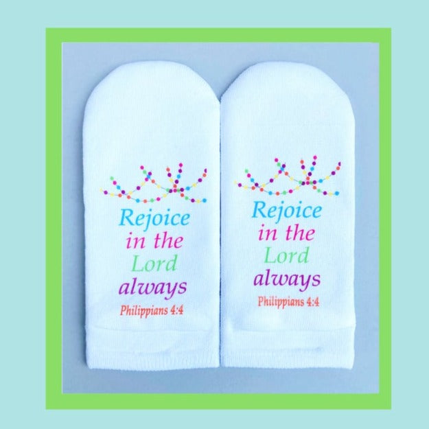 Philippians 4:4 Women's Ankle Sock - Standing on the Word