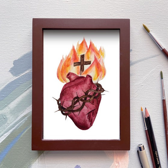Sacred Heart Print | 5x7