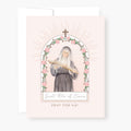 St. Rita Novena Card | Beige - Single Card