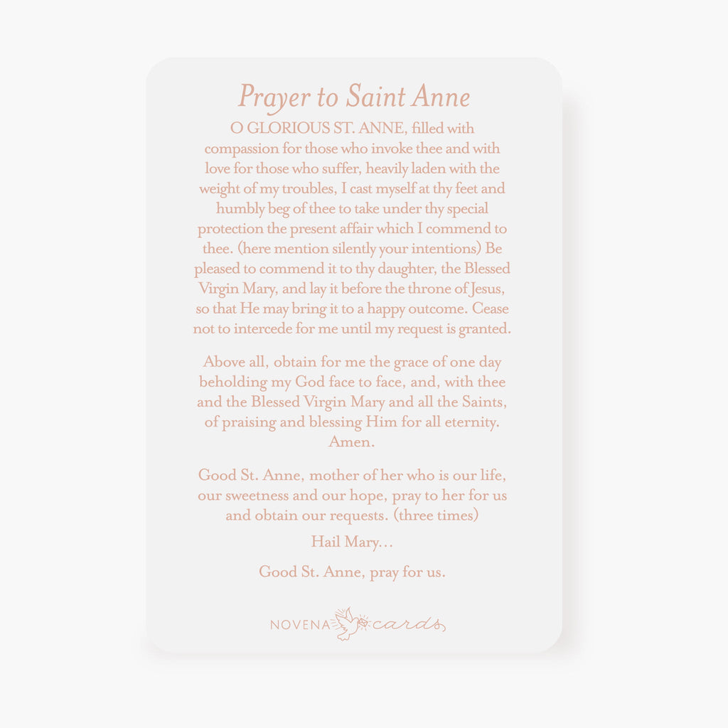 St. Anne Prayer Card | Pray For Us