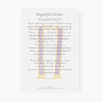 St. John Vianney Prayer Card | Beige | Prayer for Priests - Single Card
