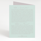 St. Jude Novena Card | Mint Green