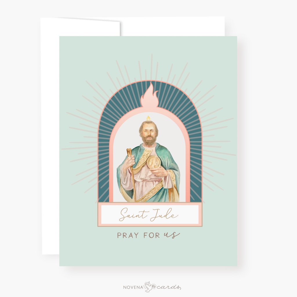 St. Jude Novena Card | Mint Green