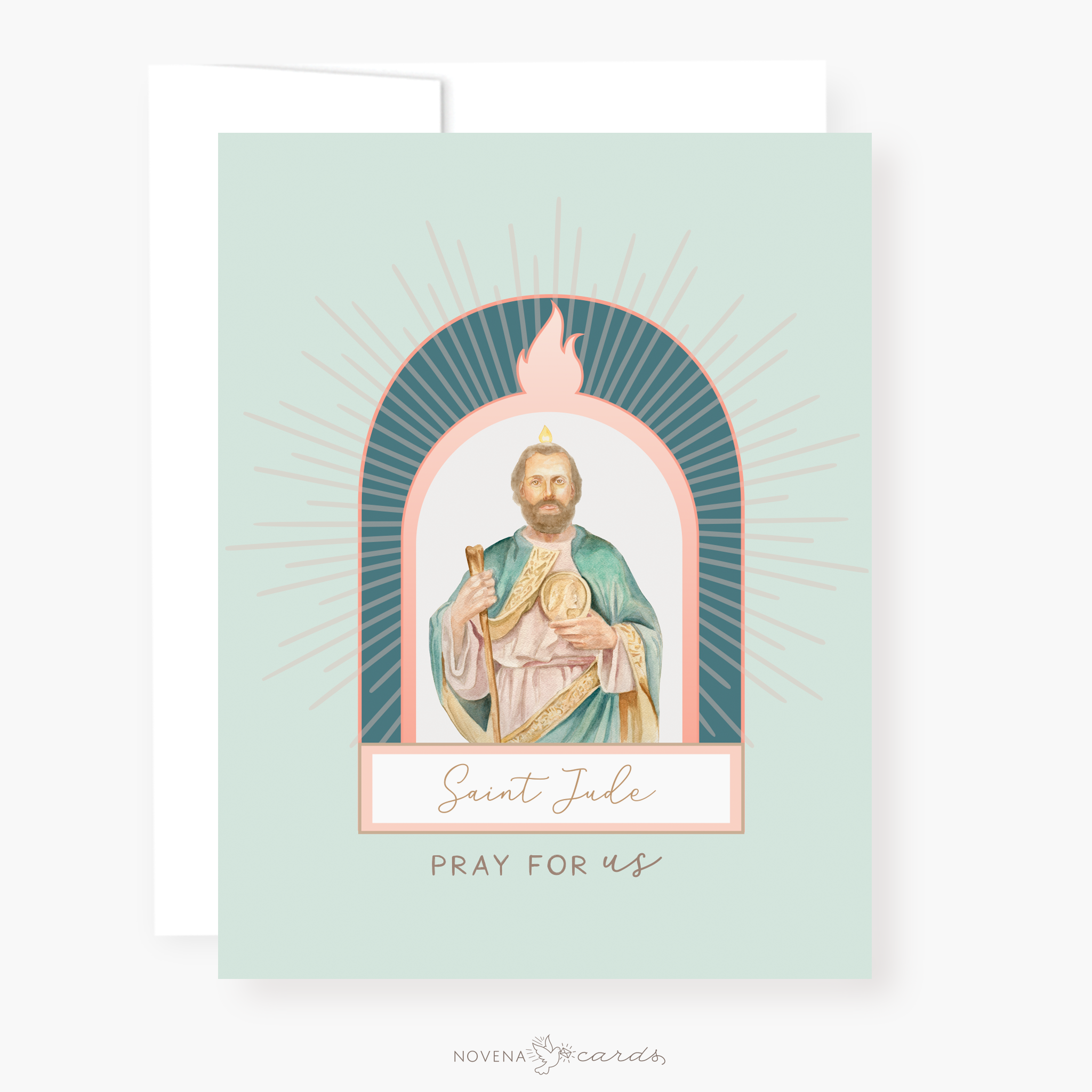 St. Jude Novena Card | Mint Green