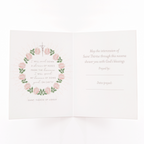 St. Therese Novena Card | Pink