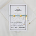 Stellar Blessings Bracelet Gold/Aquamarine