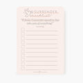 Surrender Checklist (Pack of 5)