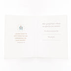 Rosary Card | Wooden Rosary | Teal | Thank You - Single Card