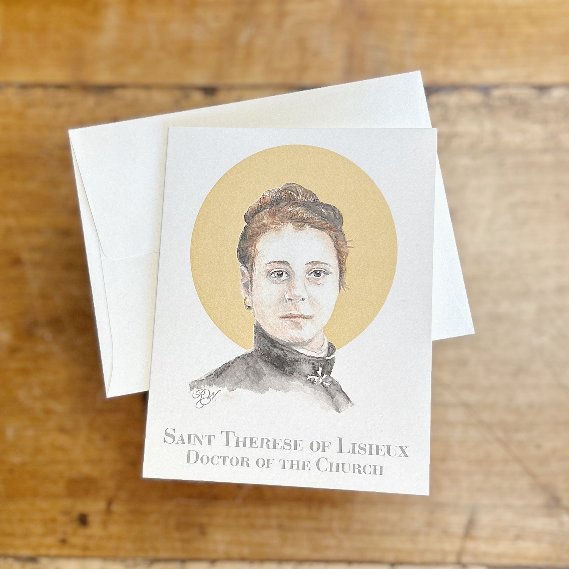 Saint Therese of Lisieux, Doctor of the Church Notecard with Envelope