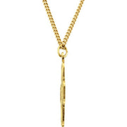 24k Yellow Gold-Plated Sterling Silver Four-Way Cross 24' Necklace Crossroads Collective