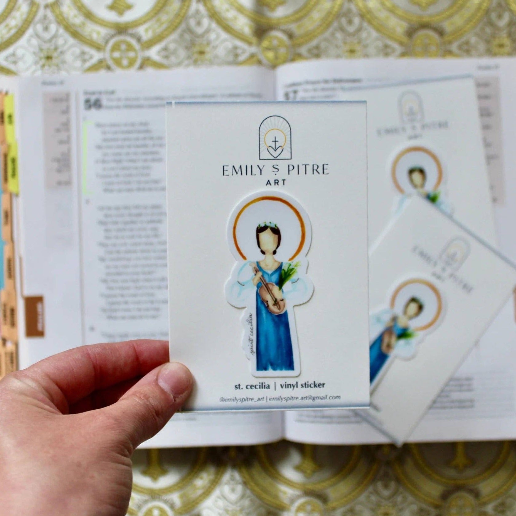 St. Cecilia Sticker