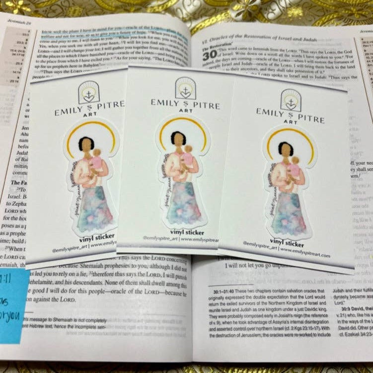 St. Gianna Beretta Sticker