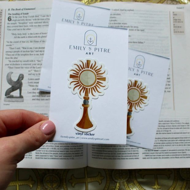 Monstrance Sticker