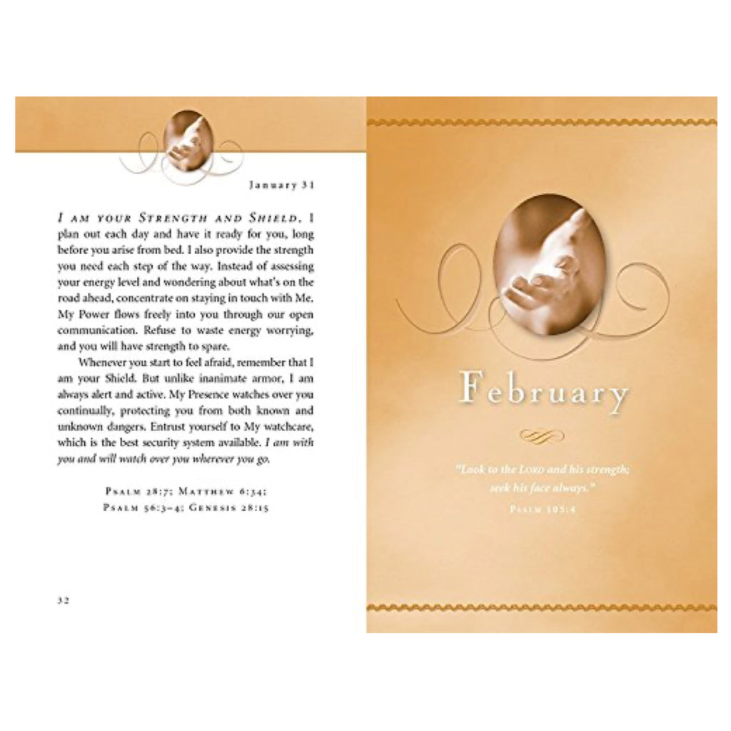 Jesus Calling Regular Print Deluxe Devotional Catholic Literature Crossroads Collective