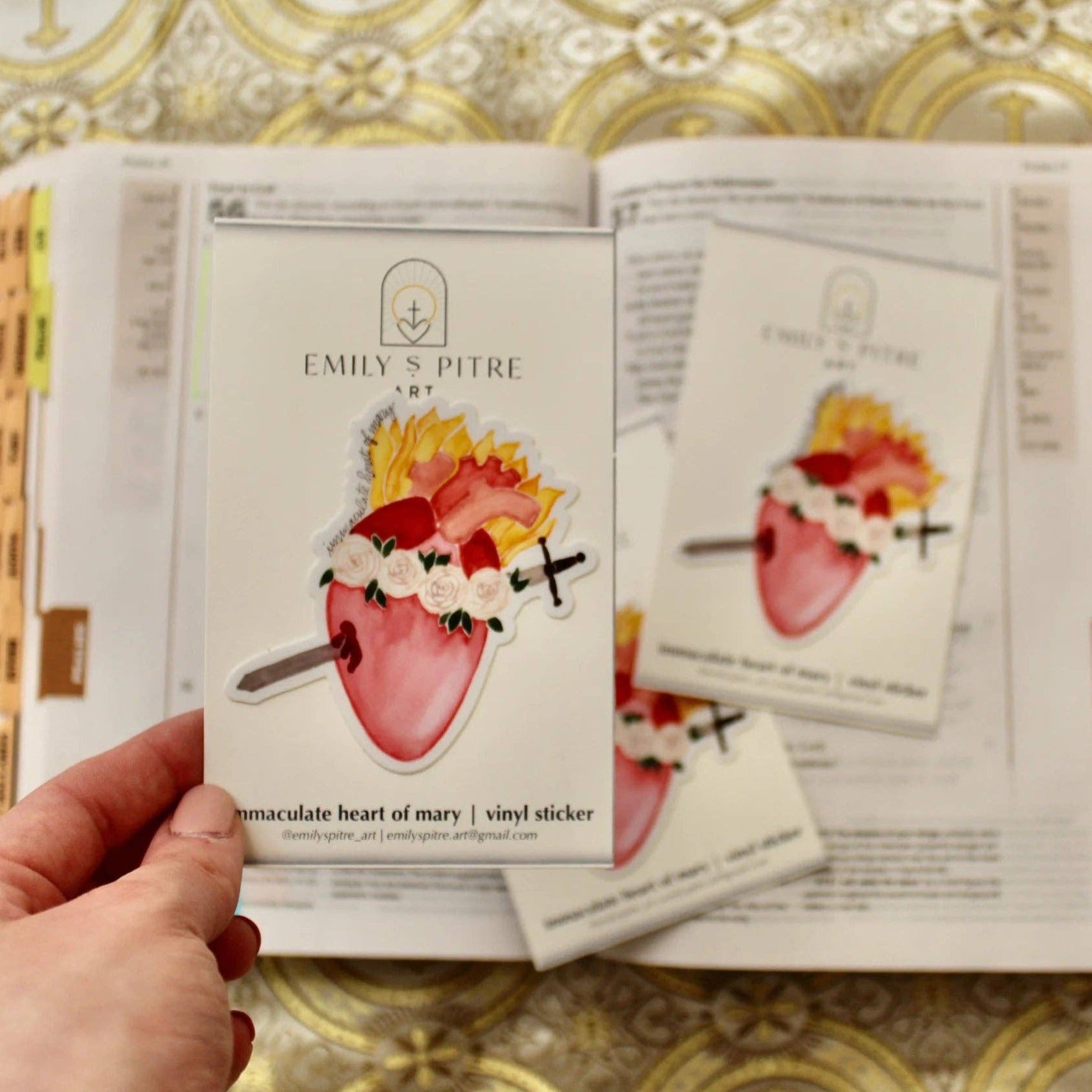 Immaculate Heart of Mary Sticker