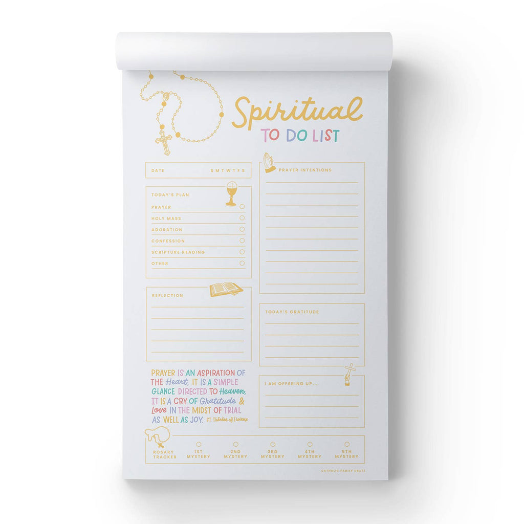 Spiritual To Do  List Notepad