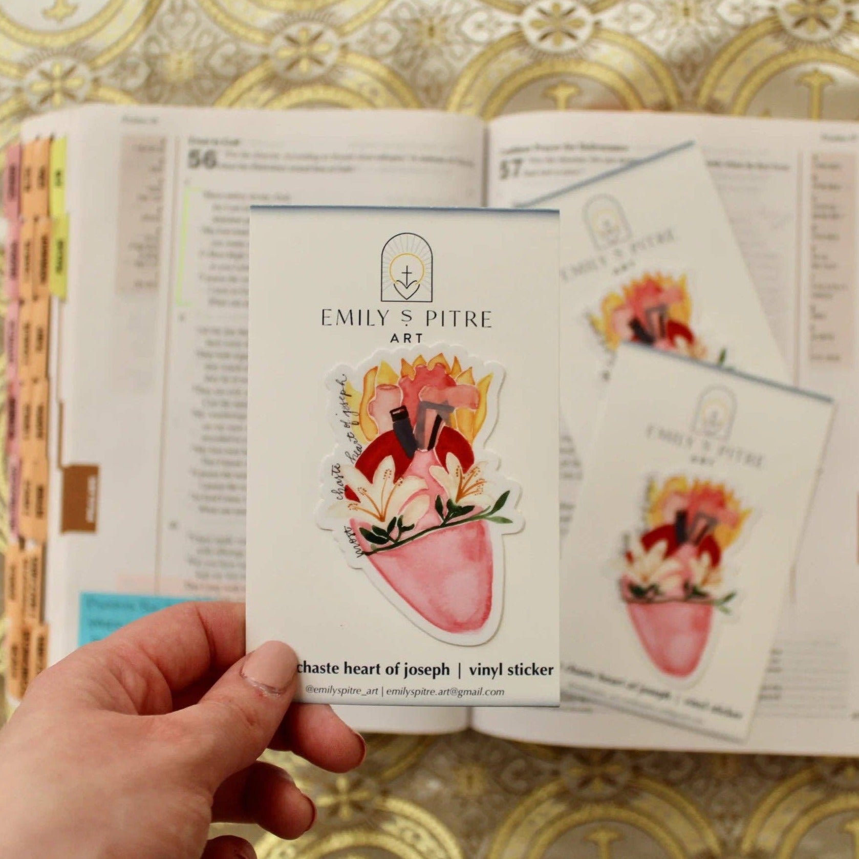 Most Chaste Heart of Joseph Sticker