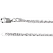 Sterling Silver 2.25 mm Wheat 24" Chain Crossroads Collective