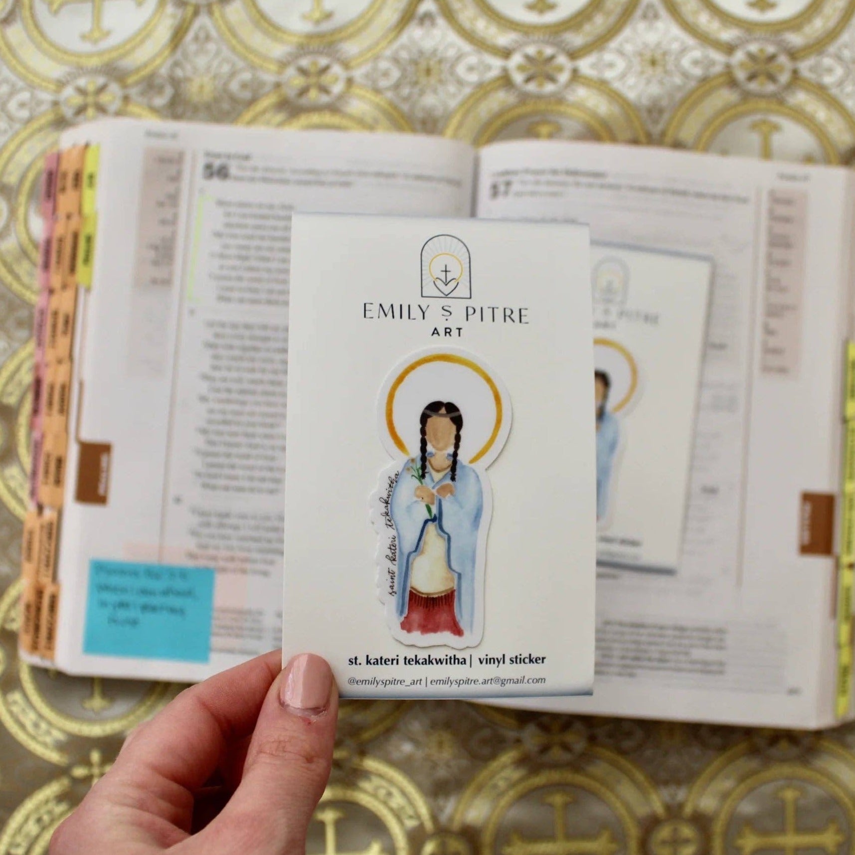 St. Kateri Tekakwitha Sticker