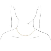 18 Inch Rope Chain with Spring Ring, 14 K Yellow Gold-Plated Jewelry Crossroads Collective