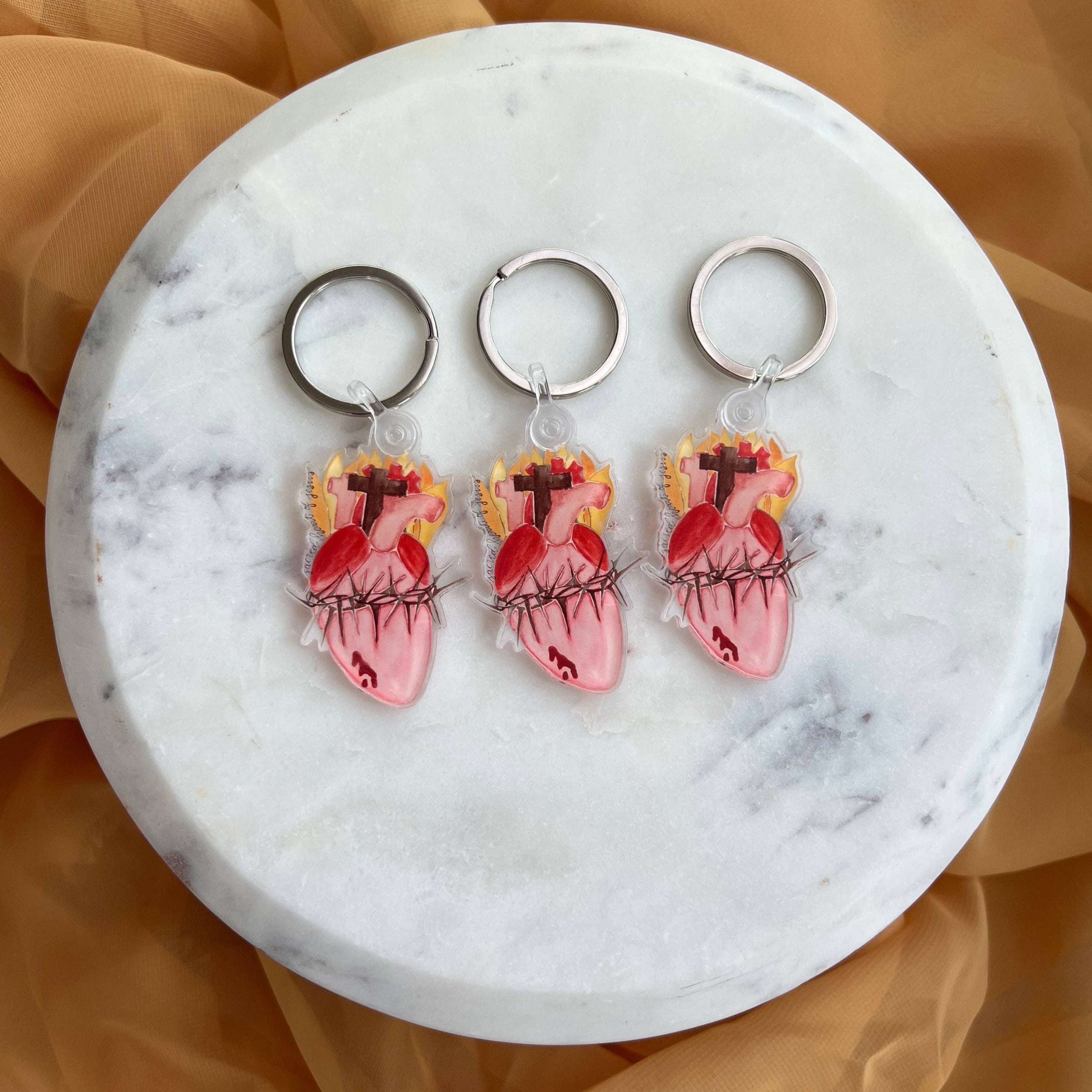 Sacred Heart of Jesus Keychain
