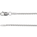Sterling Silver 1.25 mm Wheat 18" Chain Crossroads Collective
