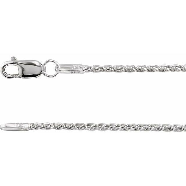 Sterling Silver 1.25 mm Wheat 18" Chain Crossroads Collective
