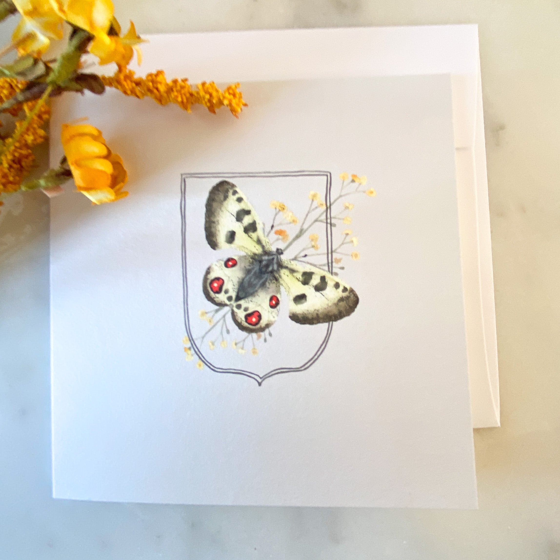 Sympathy Card Square Cards Crossroads Collective