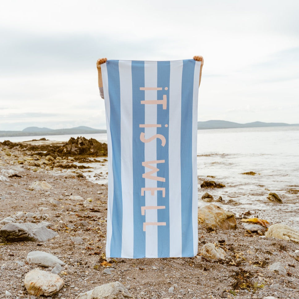 Cross Roads Beach Towel