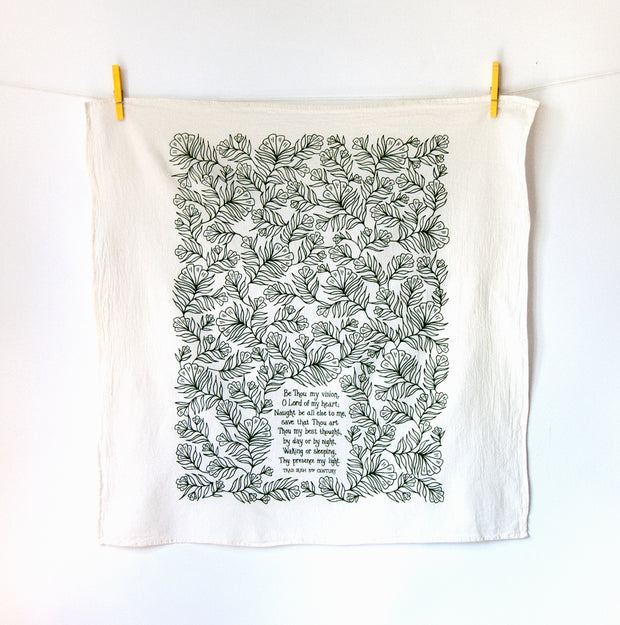 Be Thou My Vision Hymn Tea Towel Home & Decor Crossroads Collective