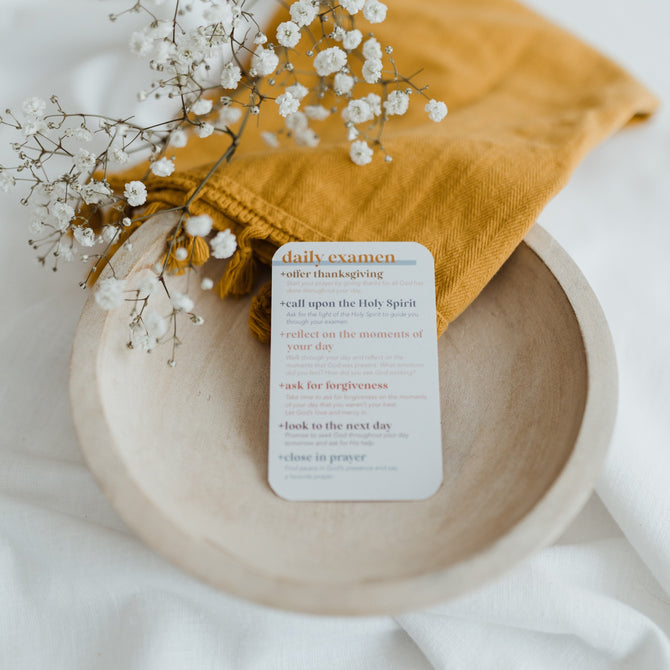 Daily Examen Prayer Card