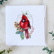 Cardinal Christmas Card Square Cards Crossroads Collective