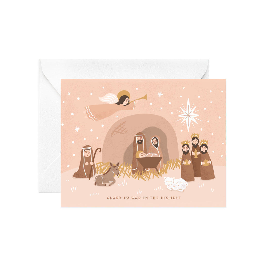 Glory To God Christmas Card