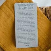 Healing Prayer of Surrender Prayer Card