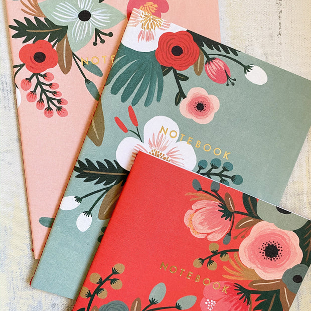 Botanicals Rifle Paper Co Notebook Collection (Set of 3) Stationary & Paper Products Crossroads Collective