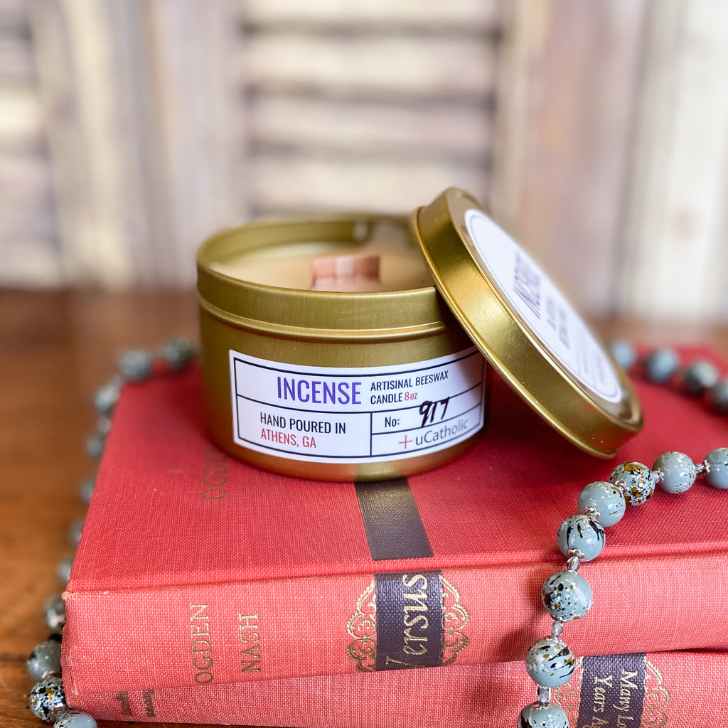 Incense Beeswax Candle Crossroads Collective