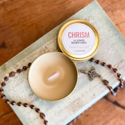 Chrism Beeswax Candle Crossroads Collective