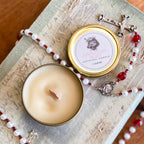 Immaculate Heart of Mary Beeswax Candle Crossroads Collective