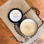 Frankincense & Myrrh Beeswax Candle Crossroads Collective