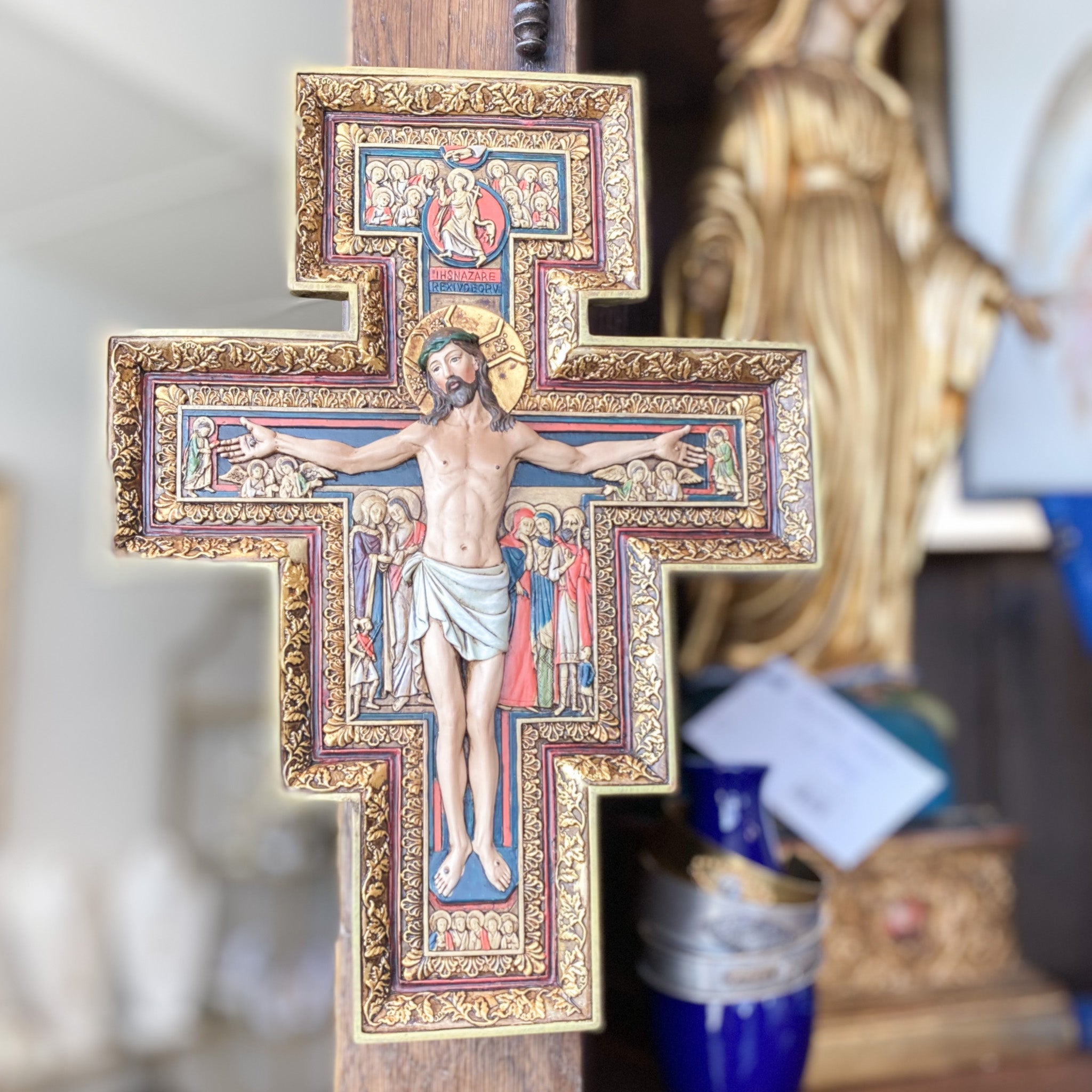 San Damiano Cross- Large Home & Decor Crossroads Collective