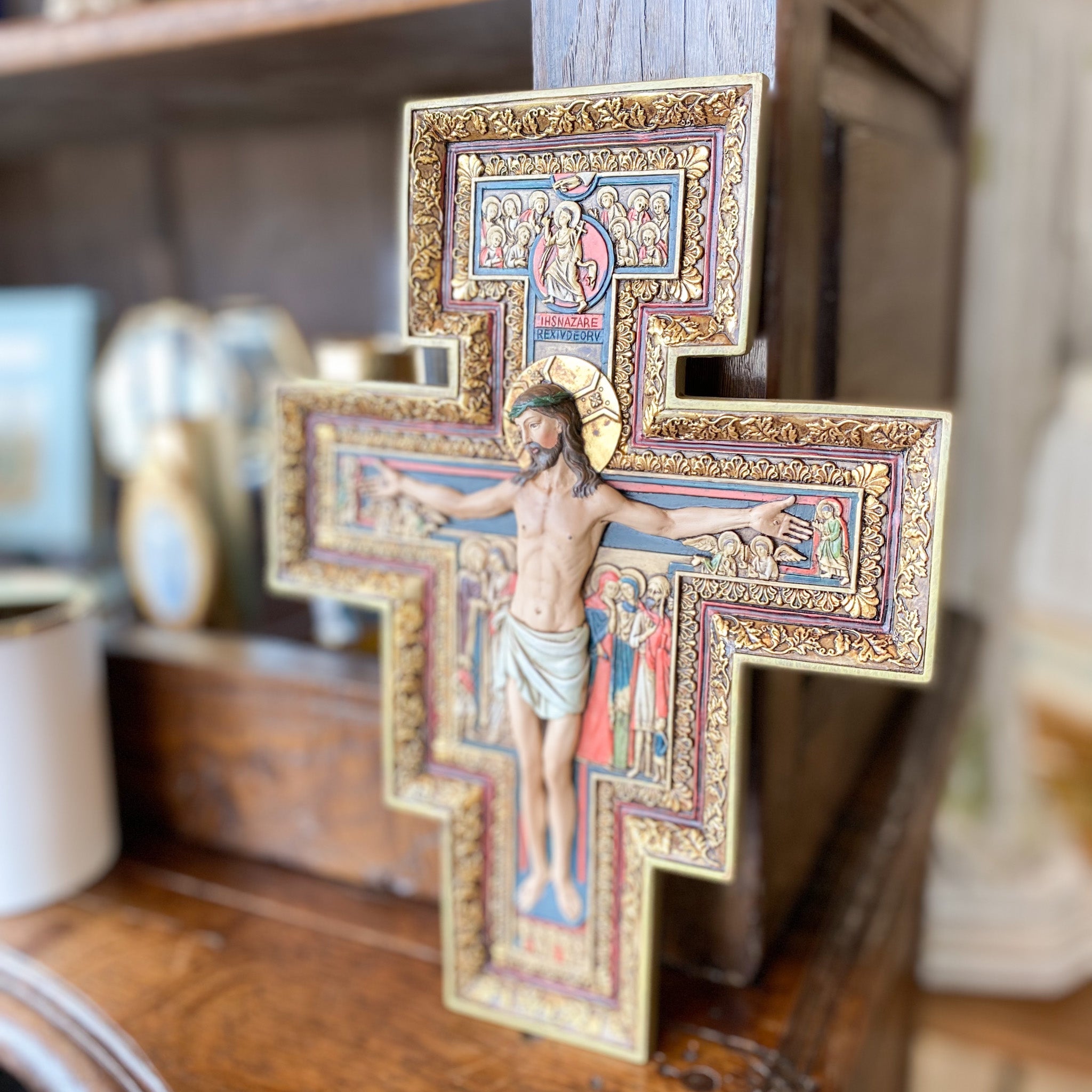 San Damiano Cross- Large Home & Decor Crossroads Collective
