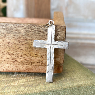 Antique Medal | Sterling Silver Cross